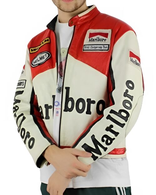 Marlboro Motorcycle Leather Jacket