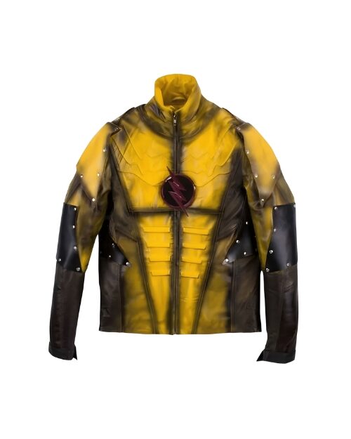 The Reverse Flash Yellow Real Leather Jacket