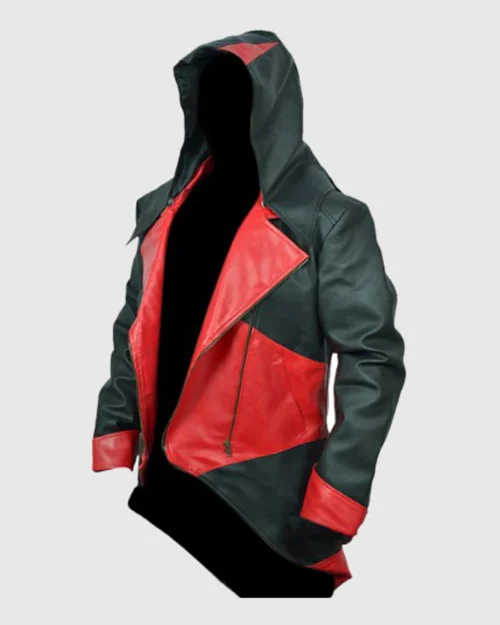 Black And Red Assassins Creed Jacket
