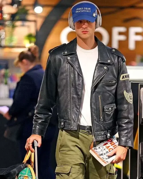 Avirex Jacob Elordi Leather Jacket