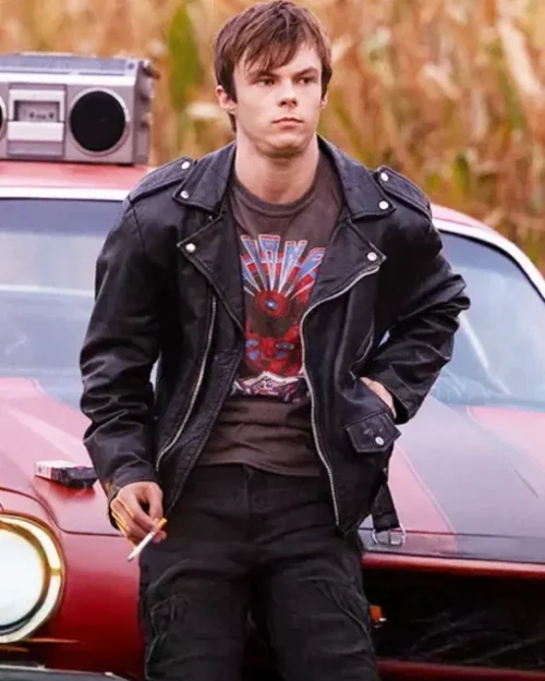 Brave the Dark 2025 Nathan Williams Black Leather Jacket