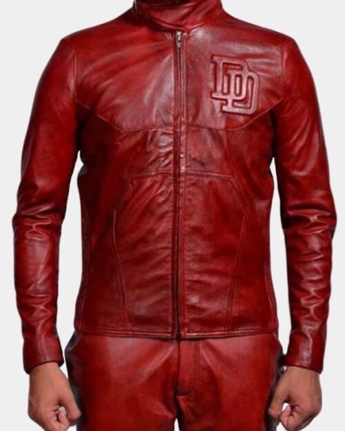 Daredevil Ben Affleck Red Leather Jacket