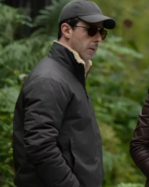 Succession Season 4 Kendall Roy Shearling Jacket