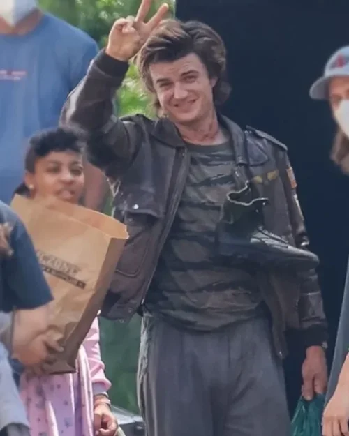 Steve Harrington Stranger Things Season 4 Leather Jacket