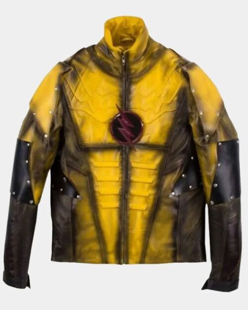 The Reverse Flash Yellow Real Leather Jacket