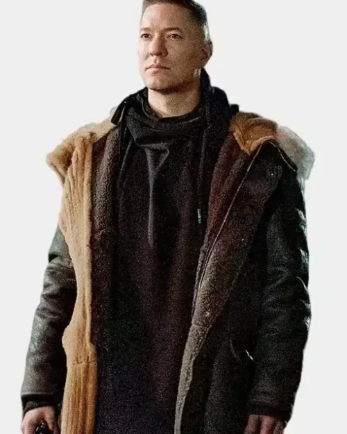Tommy Egan Power Book IV Leather Shearling Coat