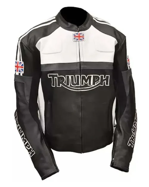 Triumph Motorcycle Leather Racing Jacket