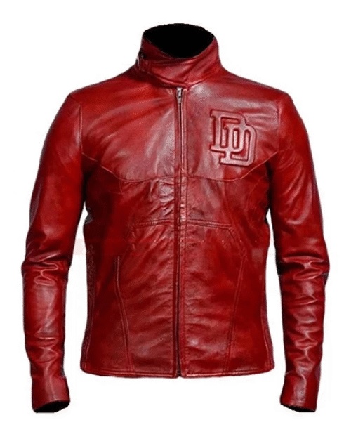 Daredevil Ben Affleck Red Leather Jacket