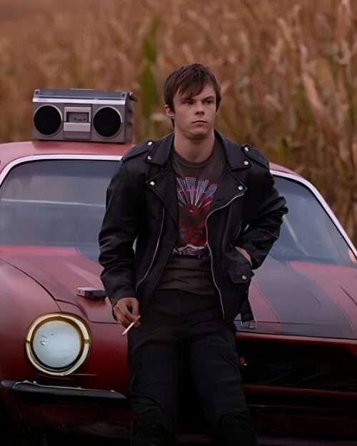 Brave the Dark 2025 Nathan Williams Black Leather Jacket