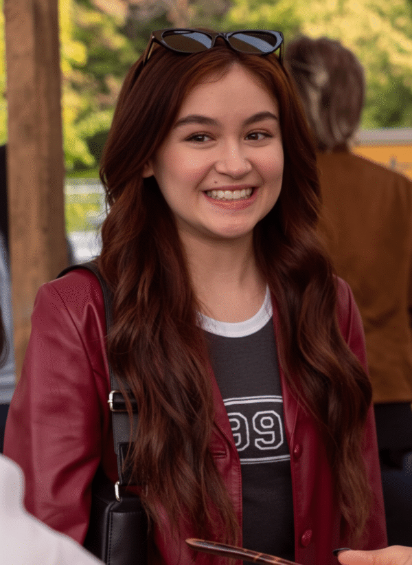 XO Kitty Season 2 Anna Cathcart Leather Blazer - Image 3