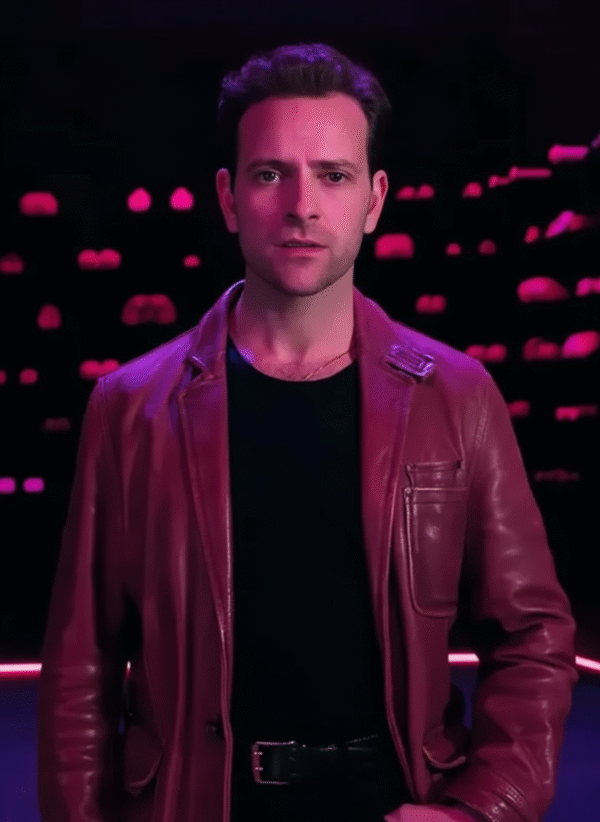 Supersex 2024 Rocco Siffredi Brown Leather Jacket