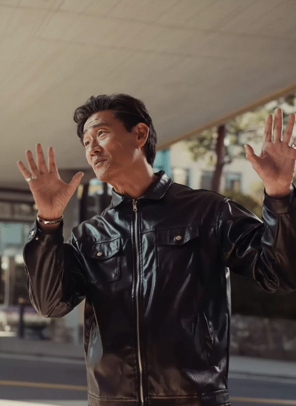 XO Kitty Season 2 Philippe Lee Black Leather Jacket - Image 2