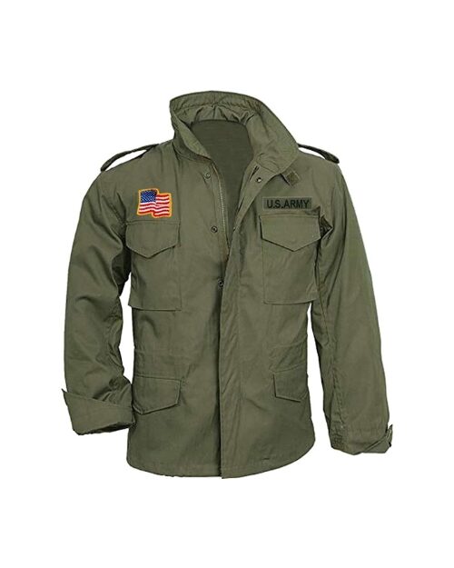 US Military Green Cotton Coat Jacket