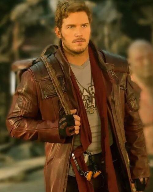 Star Lord Guardians of the Galaxy Vol 2 Real Leather Jacket