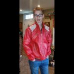 MJ Beat it Red Faux Leather Jacket