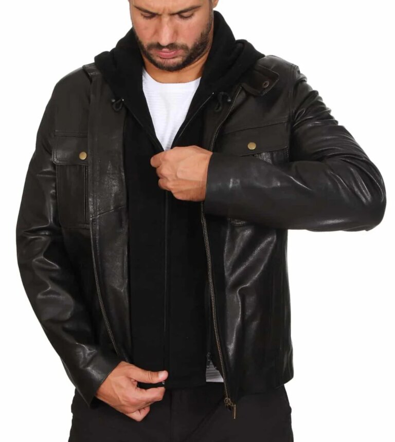 Comet-Black-Detachable-Hooded-Leather-Jacket-2