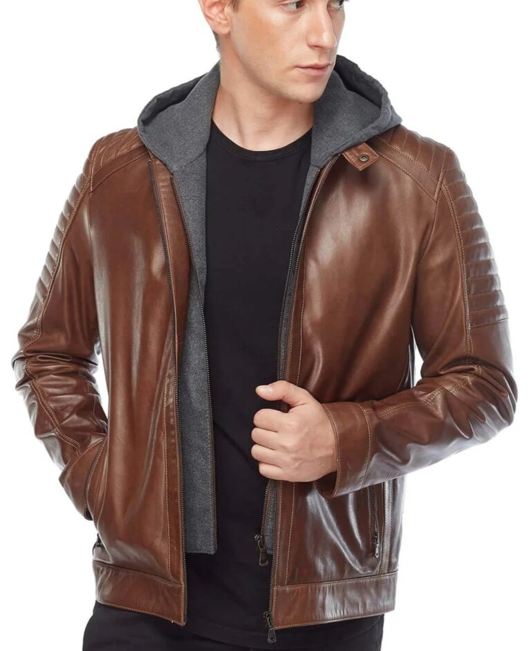 Element-Brown-Detachable-Hooded-Leather-Jacket-6