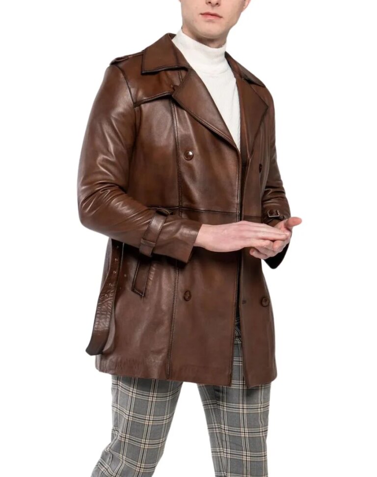 Men_sFenixBrownWaxedLeatherTrenchCoatside