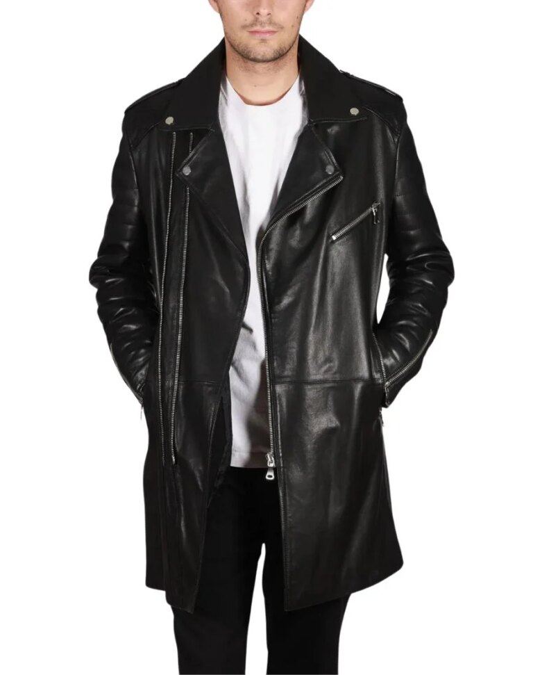 Men_sUnicoBlackLeatherTrenchCoatfull
