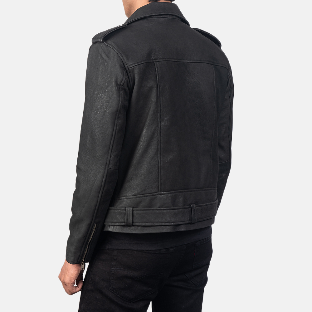 Mens Allaric Alley Distressed Black Leather Biker Jacket4-8-1557208861434