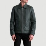 Inferno Green Leather Jacket