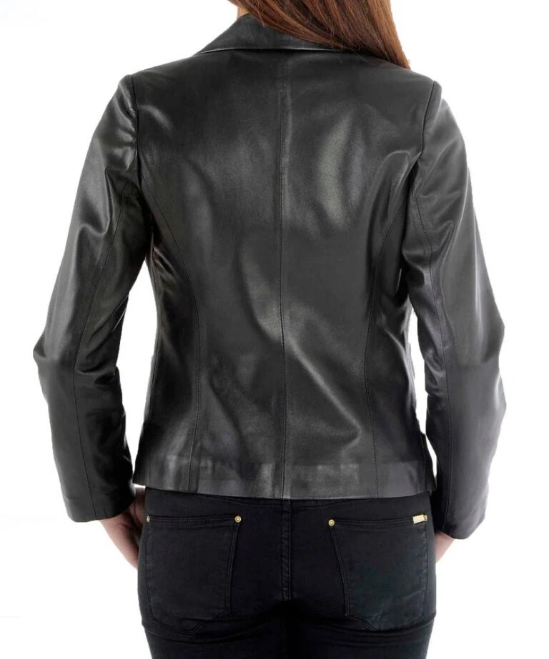 Revolve-Black-Leather-Blazer-2