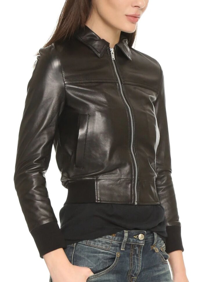 Utopia-Black-Leather-Cropped-Bomber-Jacket-3