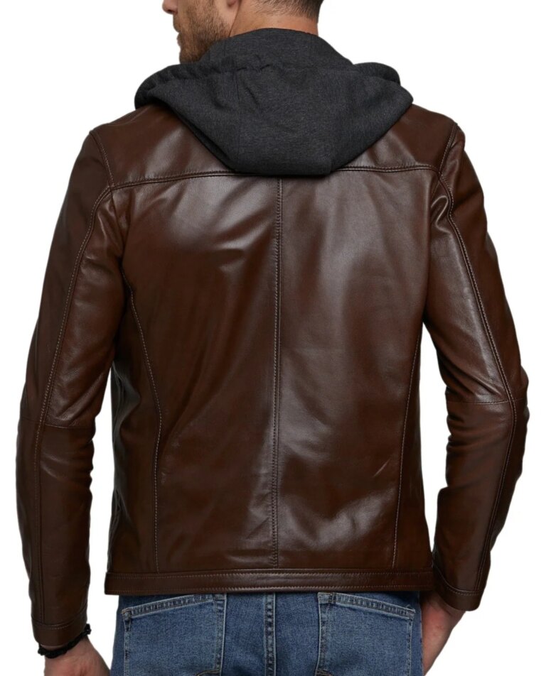 Volt-Brown-Detachable-Hooded-Leather-Jacket-2