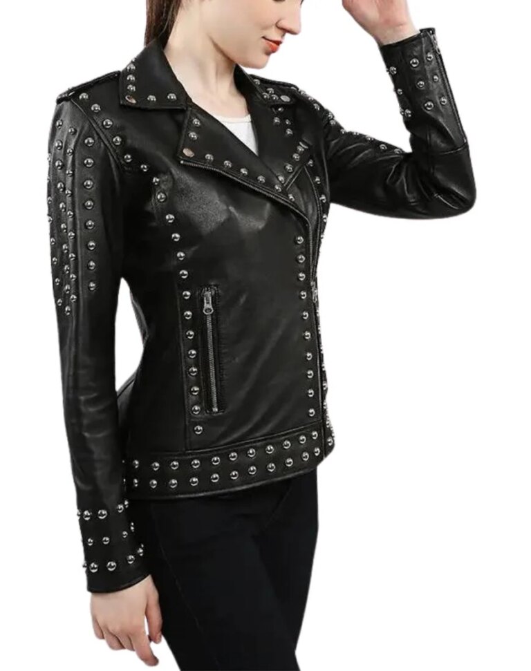 Women_sEleonoraStuddedBlackBikerLeatherJacketside2