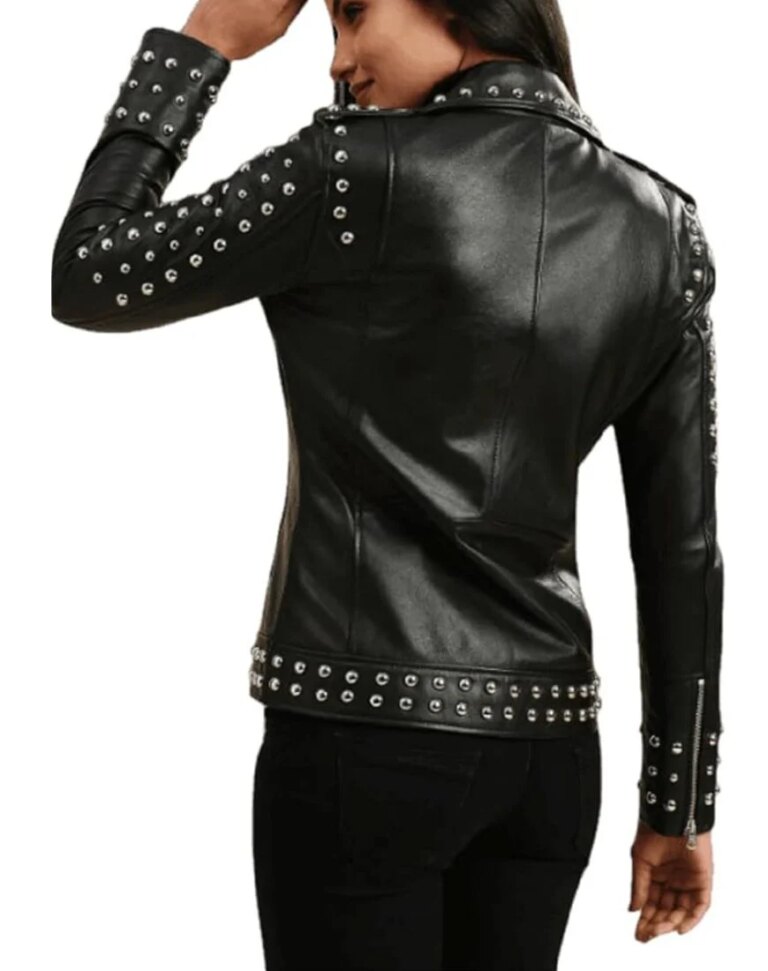 Women_sLudovicaStuddedBlackBikerLeatherJacketback