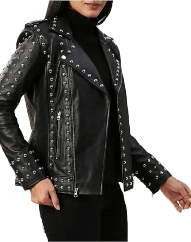 Women_sLudovicaStuddedBlackBikerLeatherJacketside