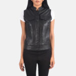 Dark Horse Black Leather Vest